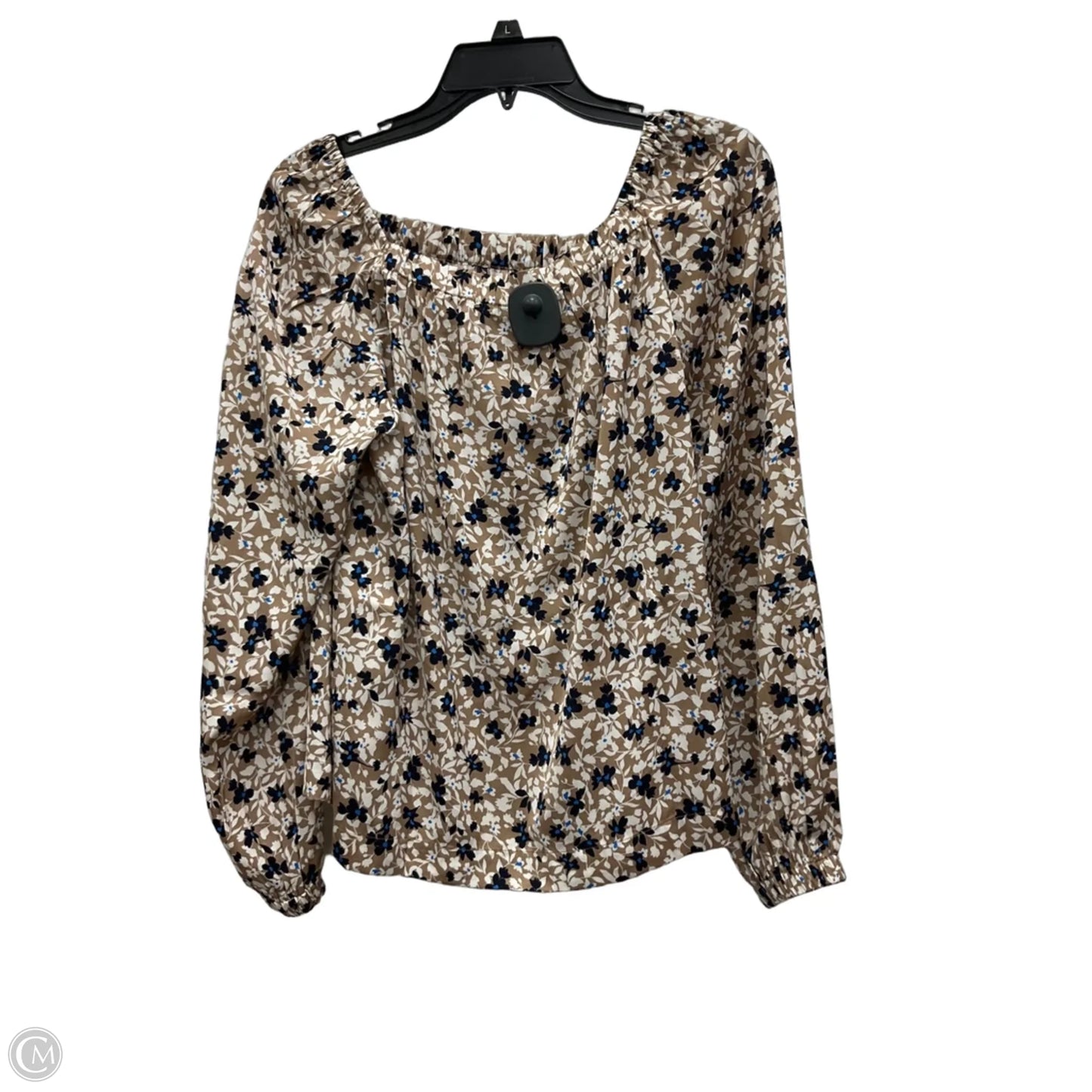Top Long Sleeve By Ann Taylor In Floral Print, Size: S