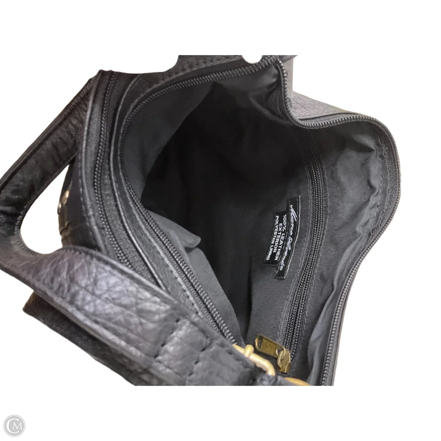 Handbag Leather By Clothes Mentor, Size: Medium