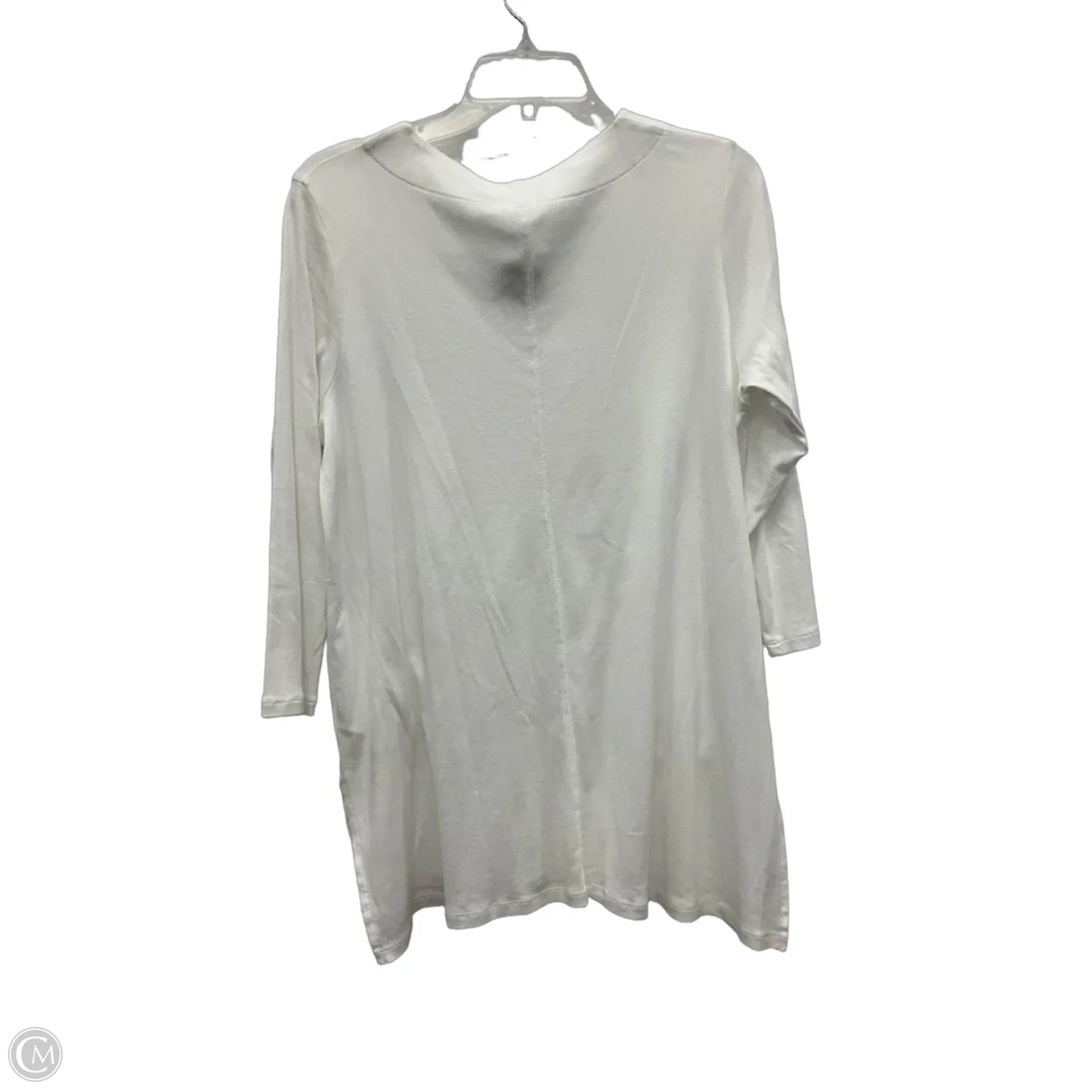 Top 3/4 Sleeve By Lilla P In White, Size: M