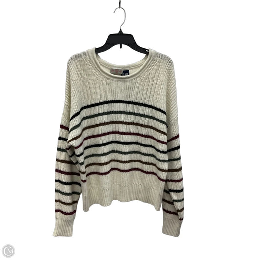 Sweater By Gap In Striped Pattern, Size: L