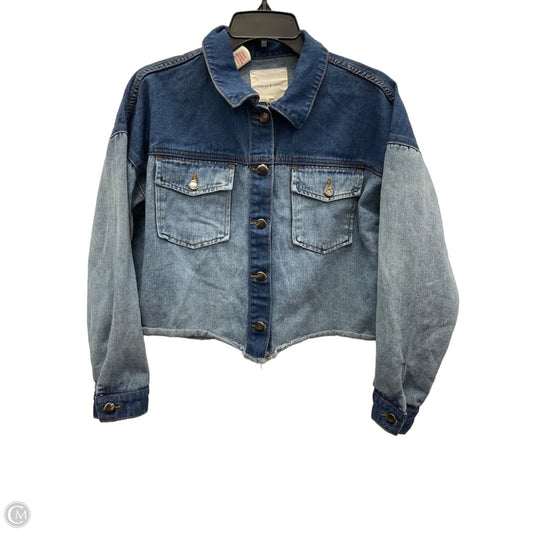 Jacket Denim By Thread And Supply In Blue Denim, Size: S