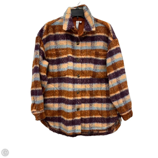 Jacket Shirt By Grace + Karma In Multi-colored, Size: S