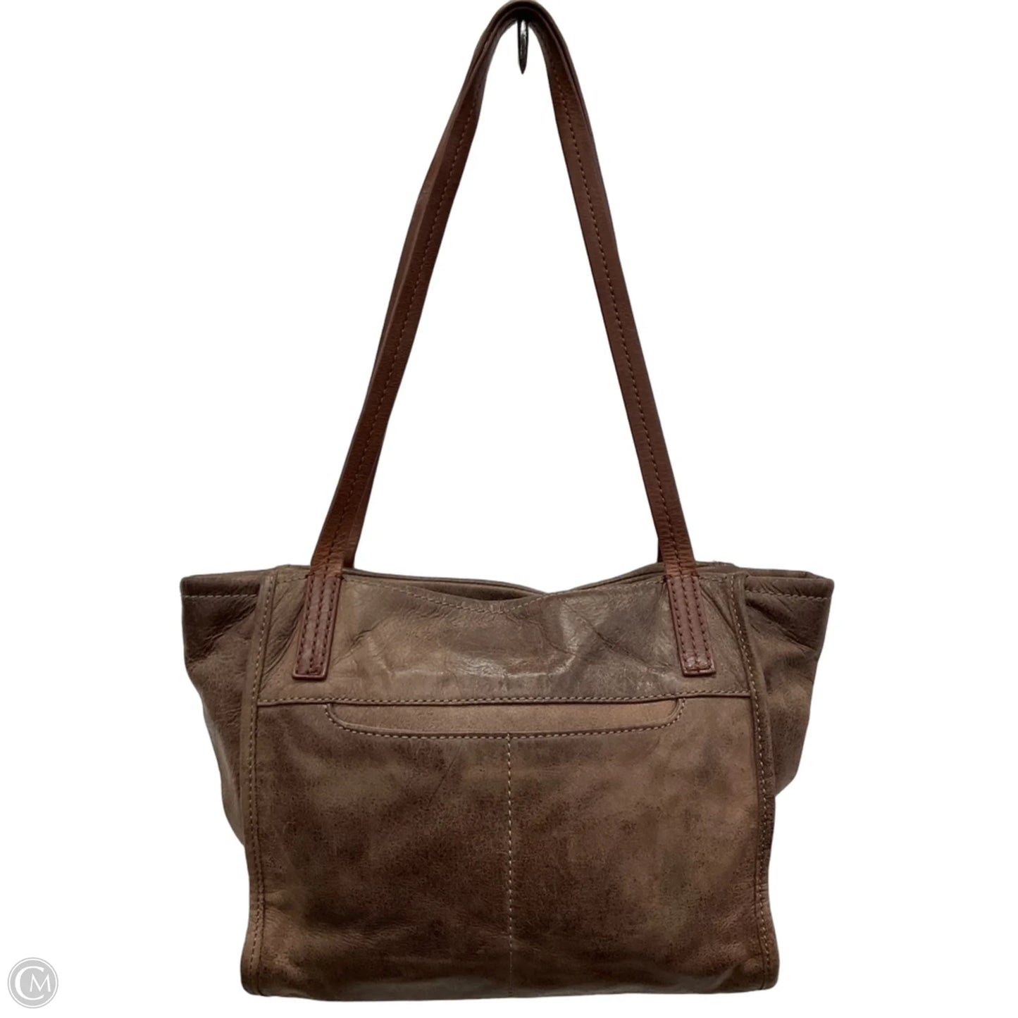 Handbag Leather By Hobo Intl, Size: Medium