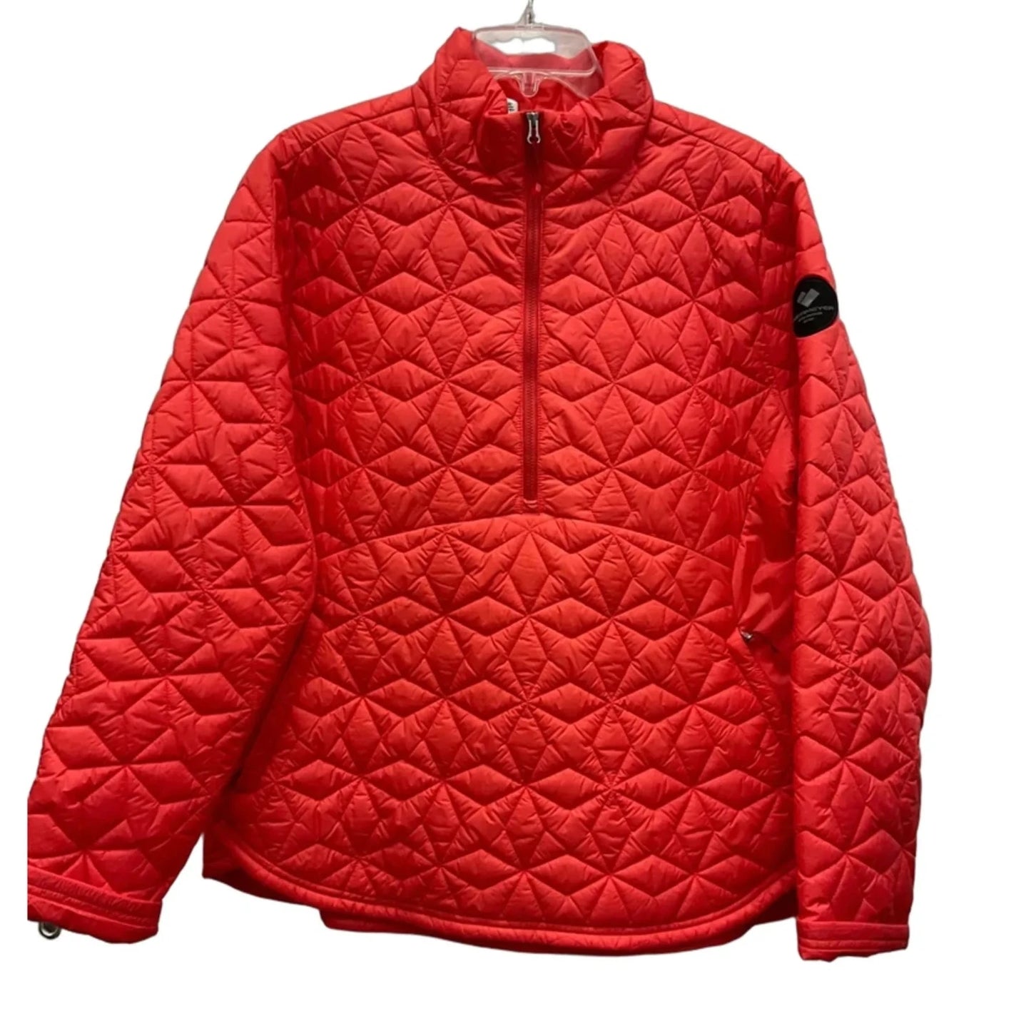 Jacket Puffer & Quilted By Clothes Mentor In Coral, Size: L