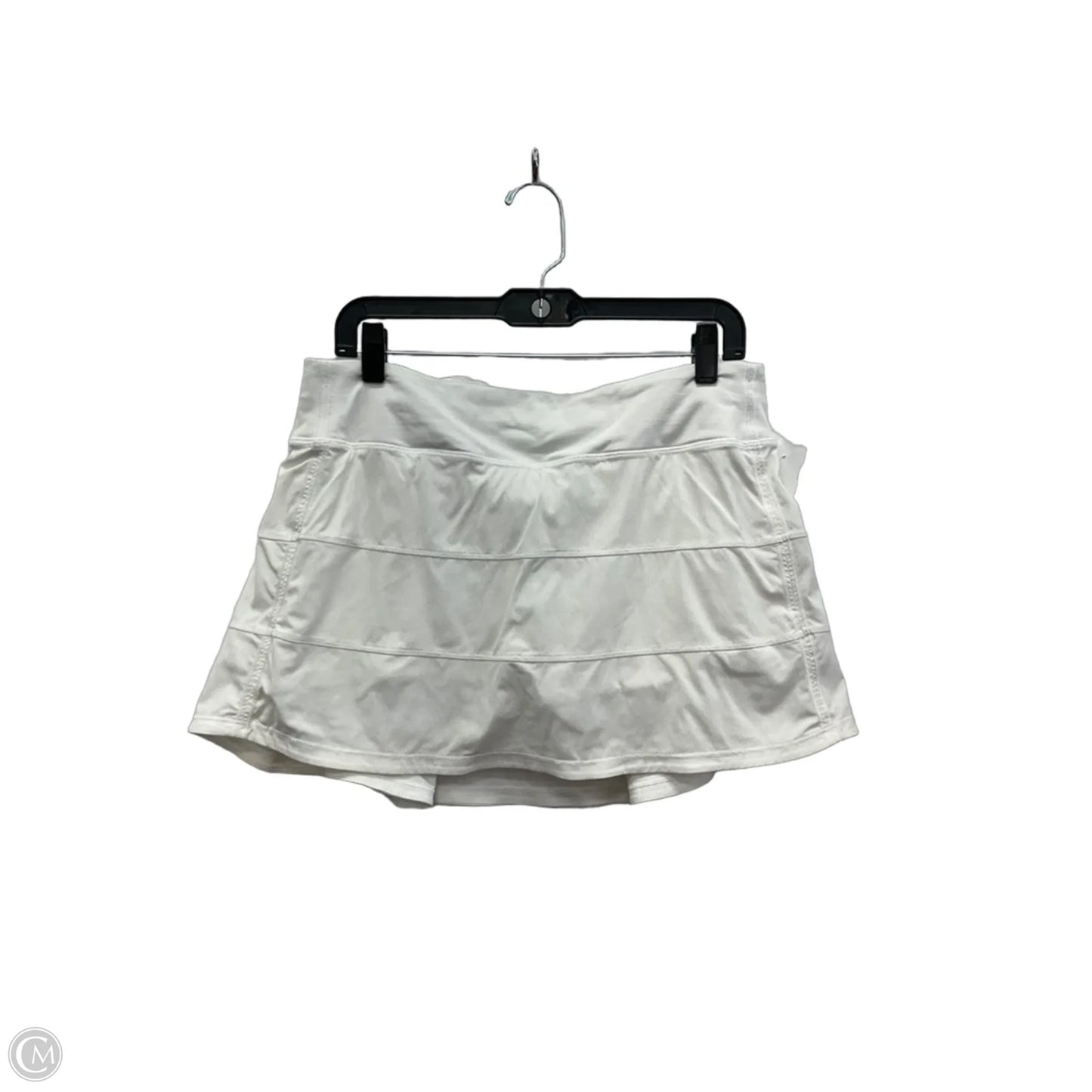 Athletic Skort By Lululemon In White, Size: 10