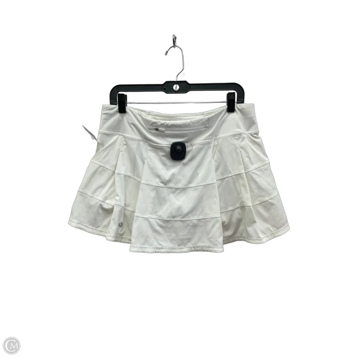 Athletic Skort By Lululemon In White, Size: 10