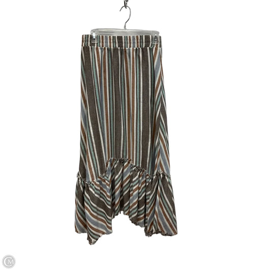 Skirt Maxi By Gigio In Striped Pattern, Size: S