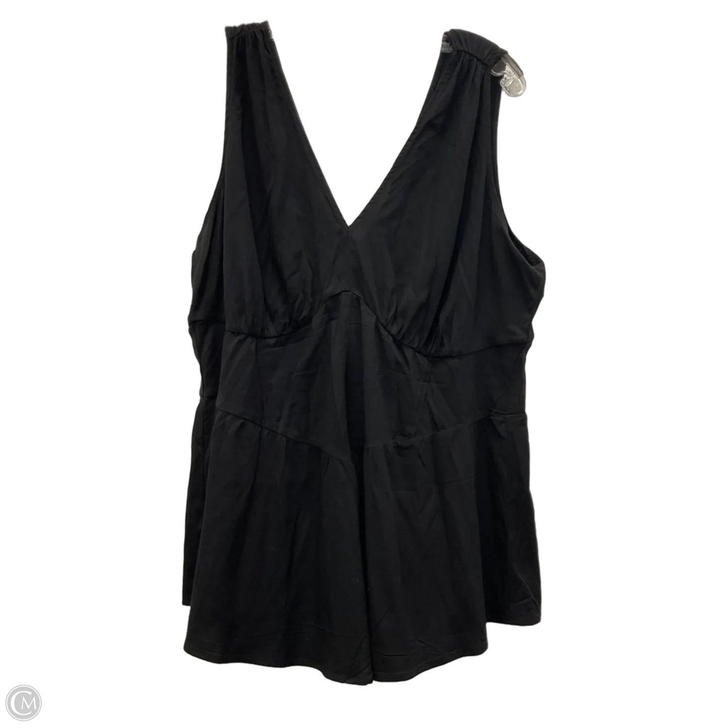 Top Sleeveless By Torrid In Black, Size: 1x