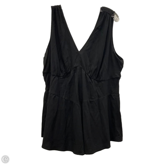 Top Sleeveless By Torrid In Black, Size: 1x