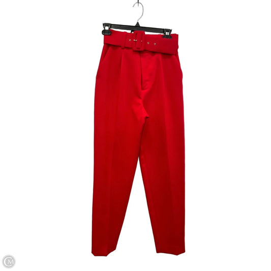 Pants Dress By Zara In Red, Size: Xs
