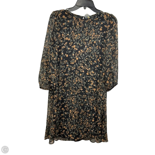 Dress Casual Short By Calvin Klein In Floral Print, Size: S