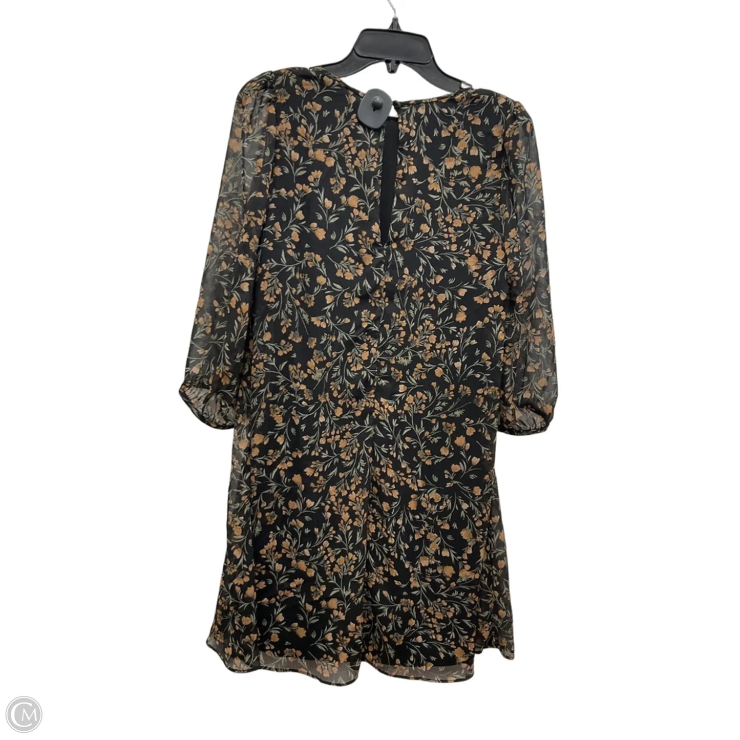 Dress Casual Short By Calvin Klein In Floral Print, Size: S