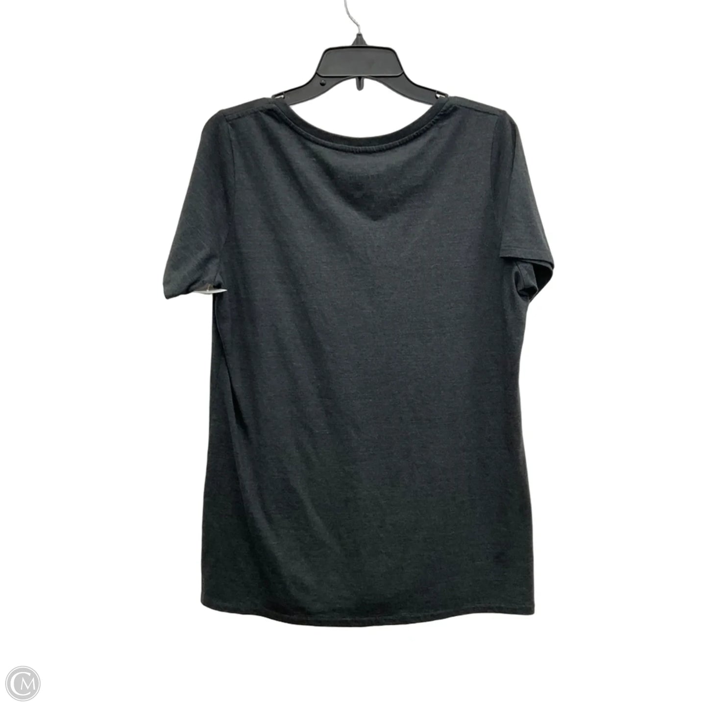 Athletic Top Short Sleeve By Nike In Grey, Size: Xl