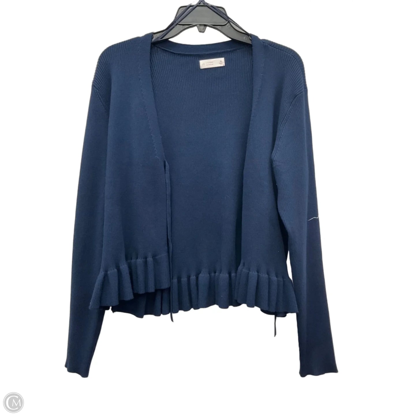 Top Long Sleeve By Lc Lauren Conrad In Blue, Size: Xl