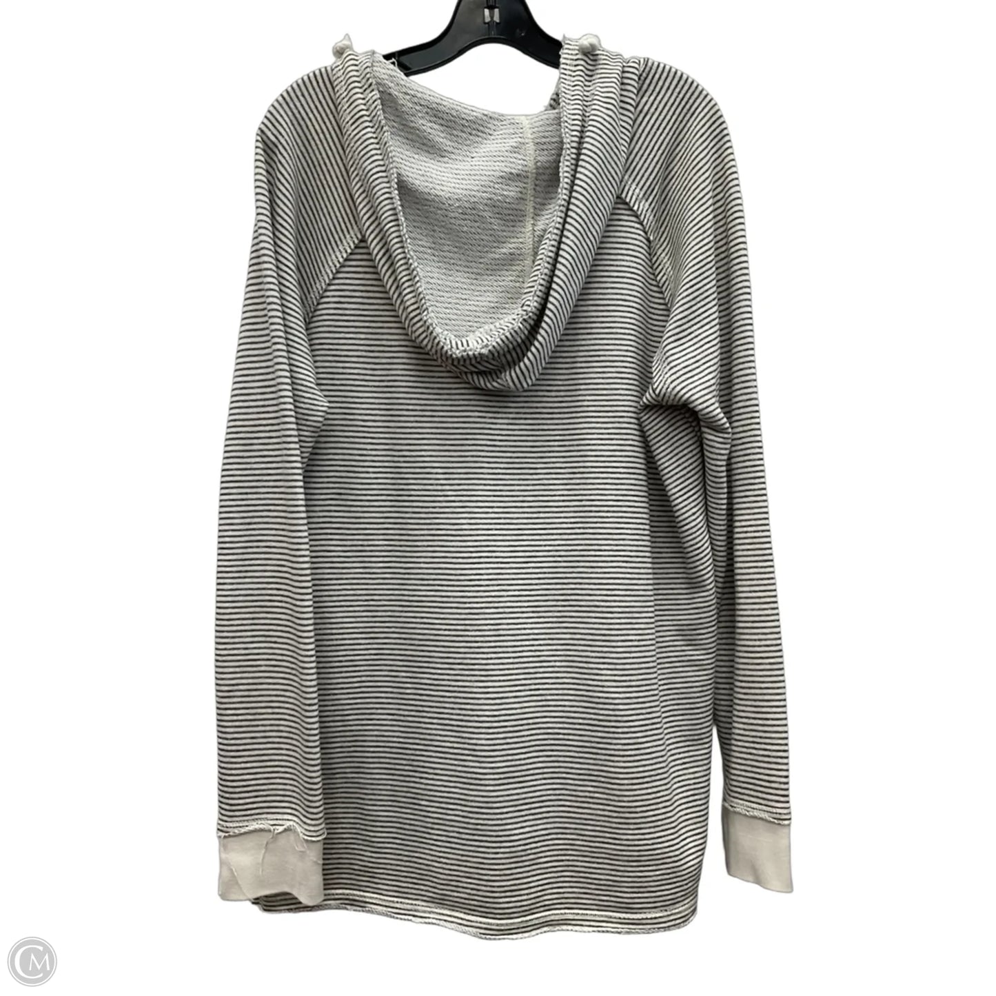Sweatshirt Hoodie By Blue 84 In Striped Pattern, Size: Xl