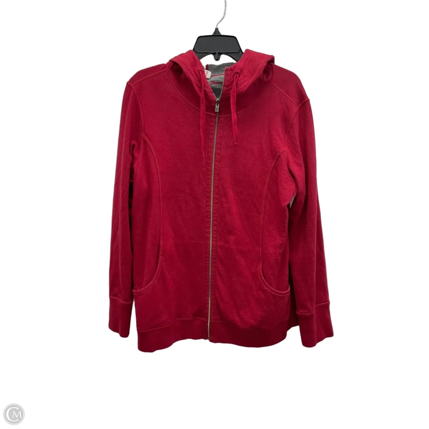 Athletic Top Long Sleeve Hoodie By Tommy Bahama In Red, Size: L