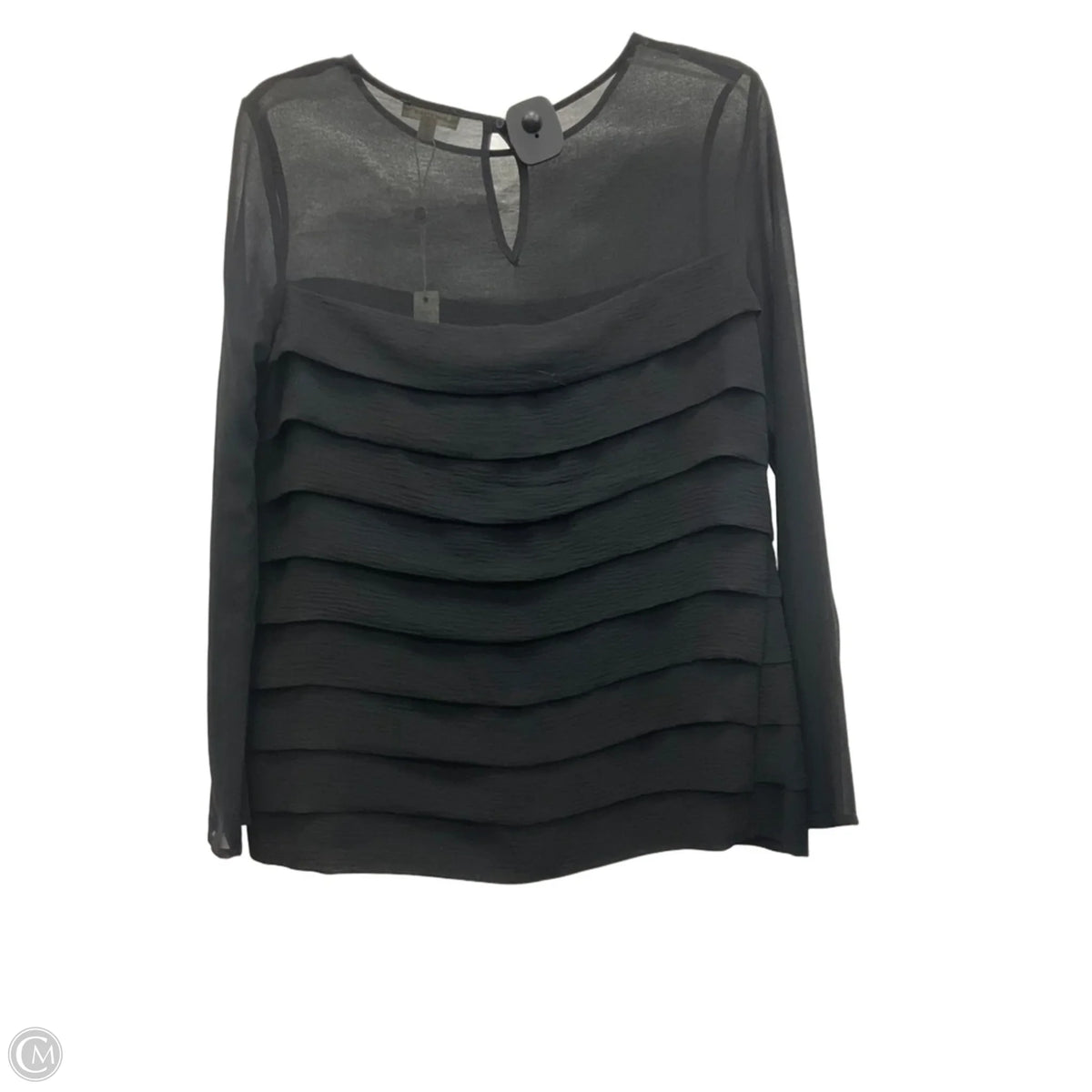 Top Long Sleeve By Max Studio In Black, Size: Xs