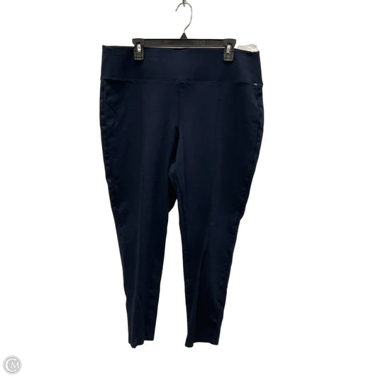 Pants Leggings By Nine West In Navy, Size: Xxl