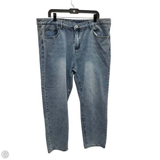 Jeans Straight By Cmf In Blue Denim, Size: 2x