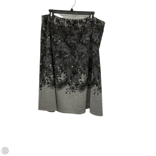 Skirt Midi By Talbots In Grey, Size: 16