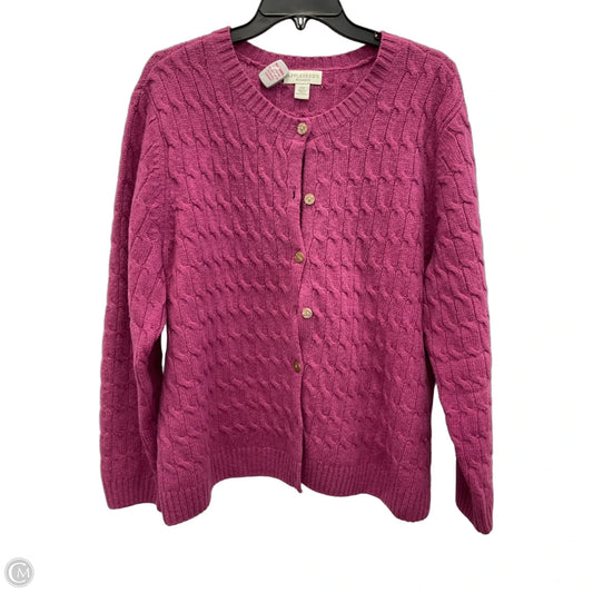 Cardigan By Appleseeds In Pink, Size: 2x