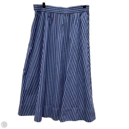 Skirt Midi By Madewell In Blue, Size: L