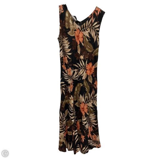 Dress Casual Midi By Clothes Mentor In Floral Print, Size: M