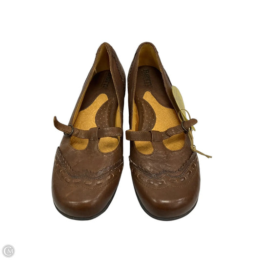 Shoes Heels Kitten By Born In Brown, Size: 6