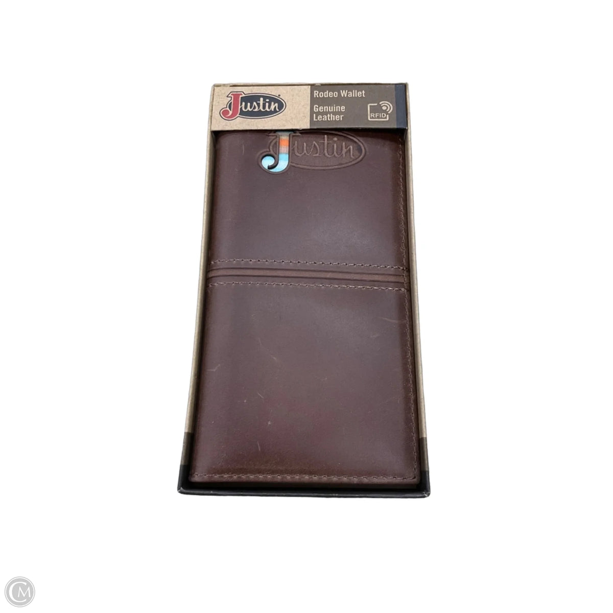 Wallet Leather By Justin, Size: Large