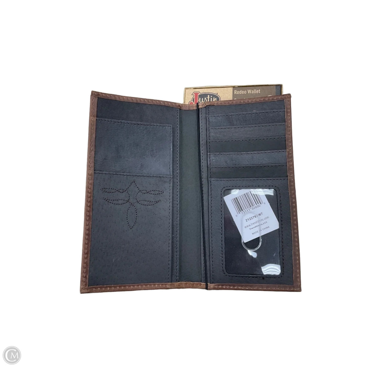 Wallet Leather By Justin, Size: Large