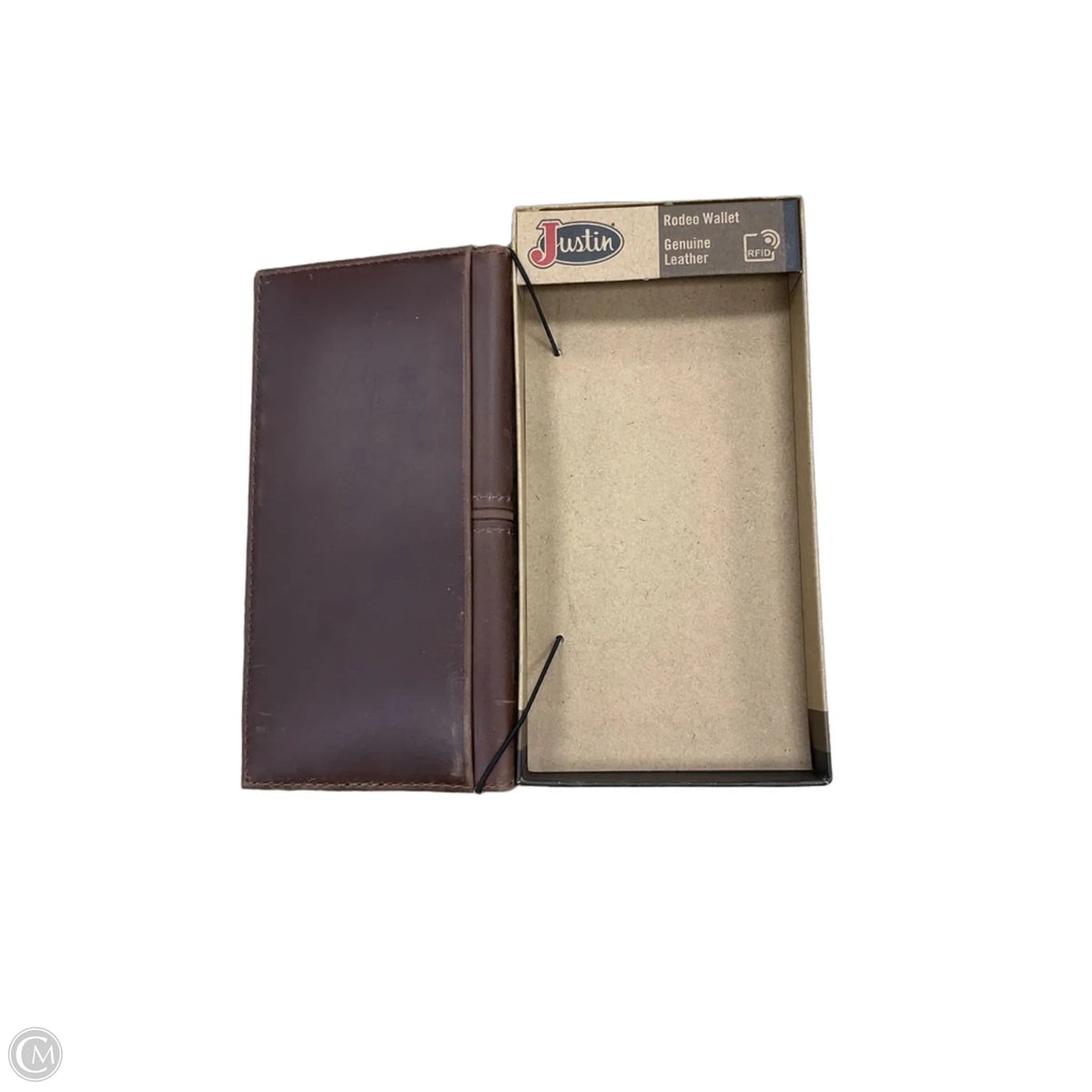 Wallet Leather By Justin, Size: Large