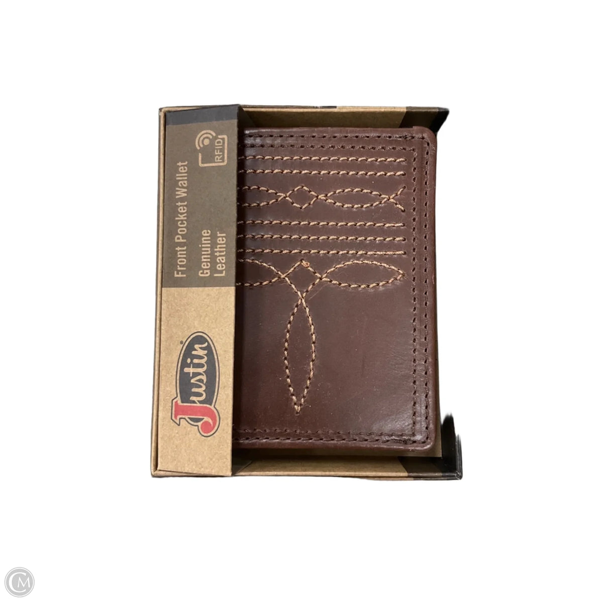 Wallet Leather By Justin, Size: Small