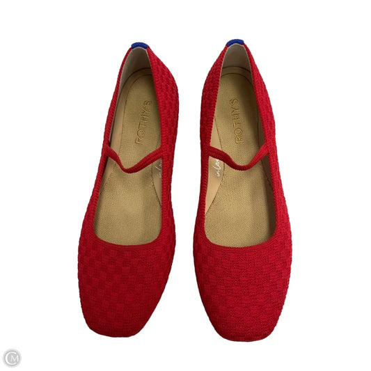 Shoes Flats By Rothys In Red, Size: 9