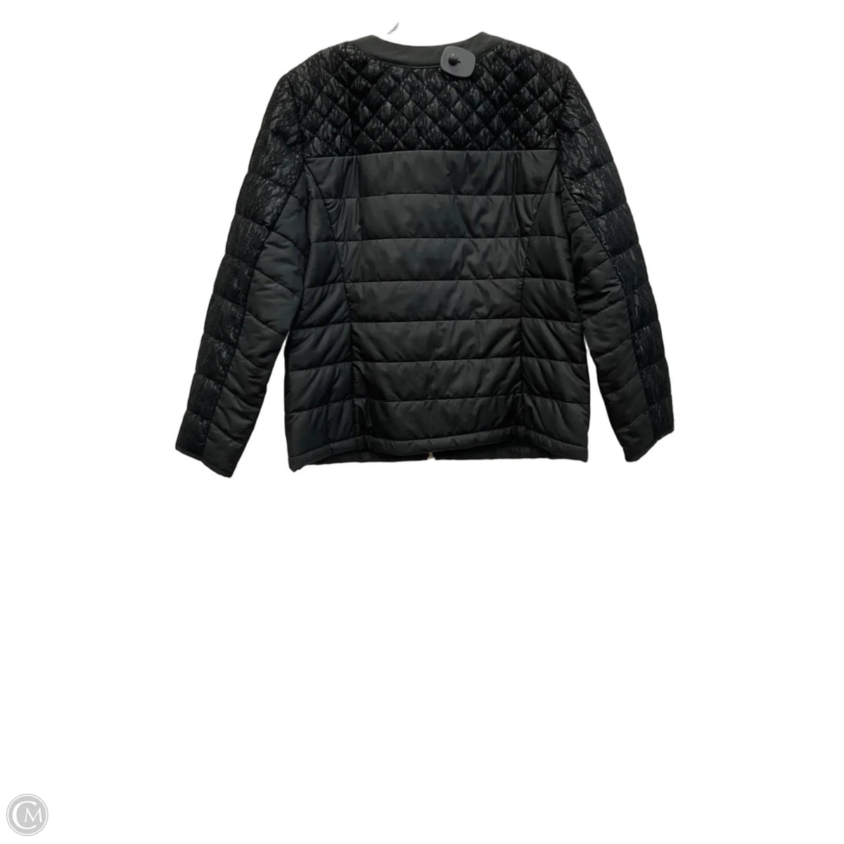 Jacket Puffer & Quilted By Chicos In Black, Size: L