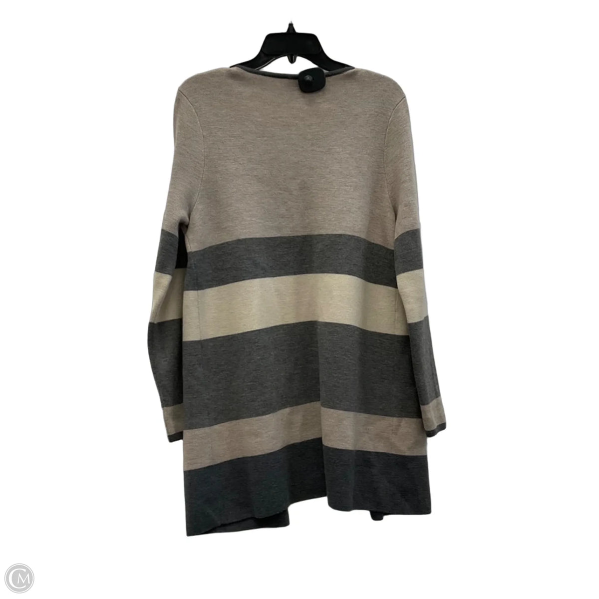 Cardigan By Talbots In Striped Pattern, Size: L