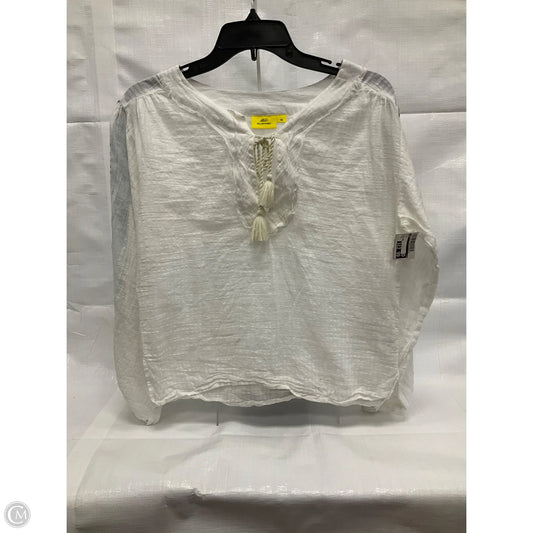 Top Long Sleeve By Cmc In White, Size: Xs