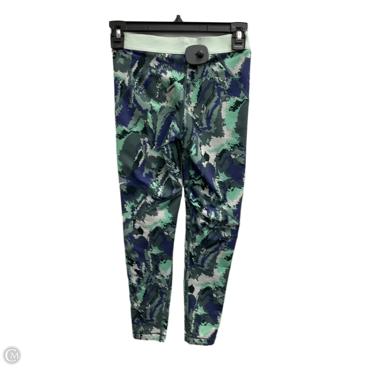 Athletic Leggings By Nike In Multi-colored, Size: M