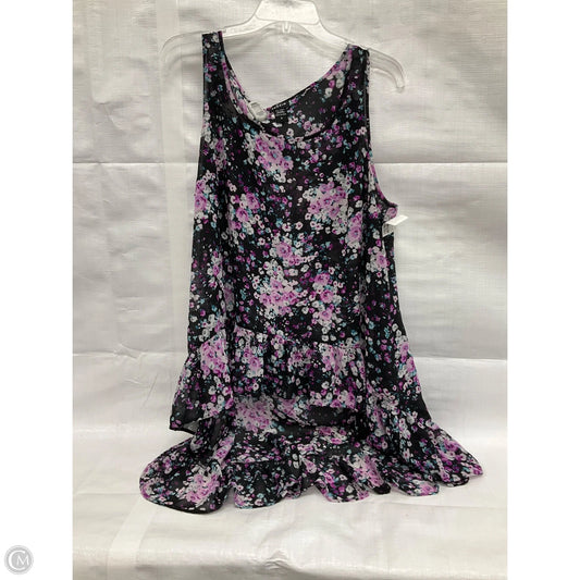 Top Sleeveless By Torrid In Floral Print, Size: L