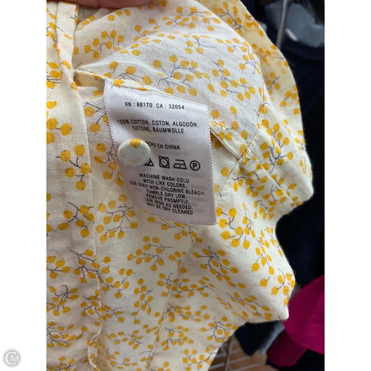 Top Short Sleeve By Meadow Rue In Floral Print, Size: M