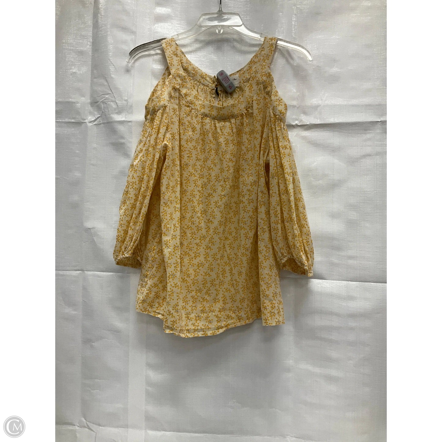 Top Short Sleeve By Meadow Rue In Floral Print, Size: M