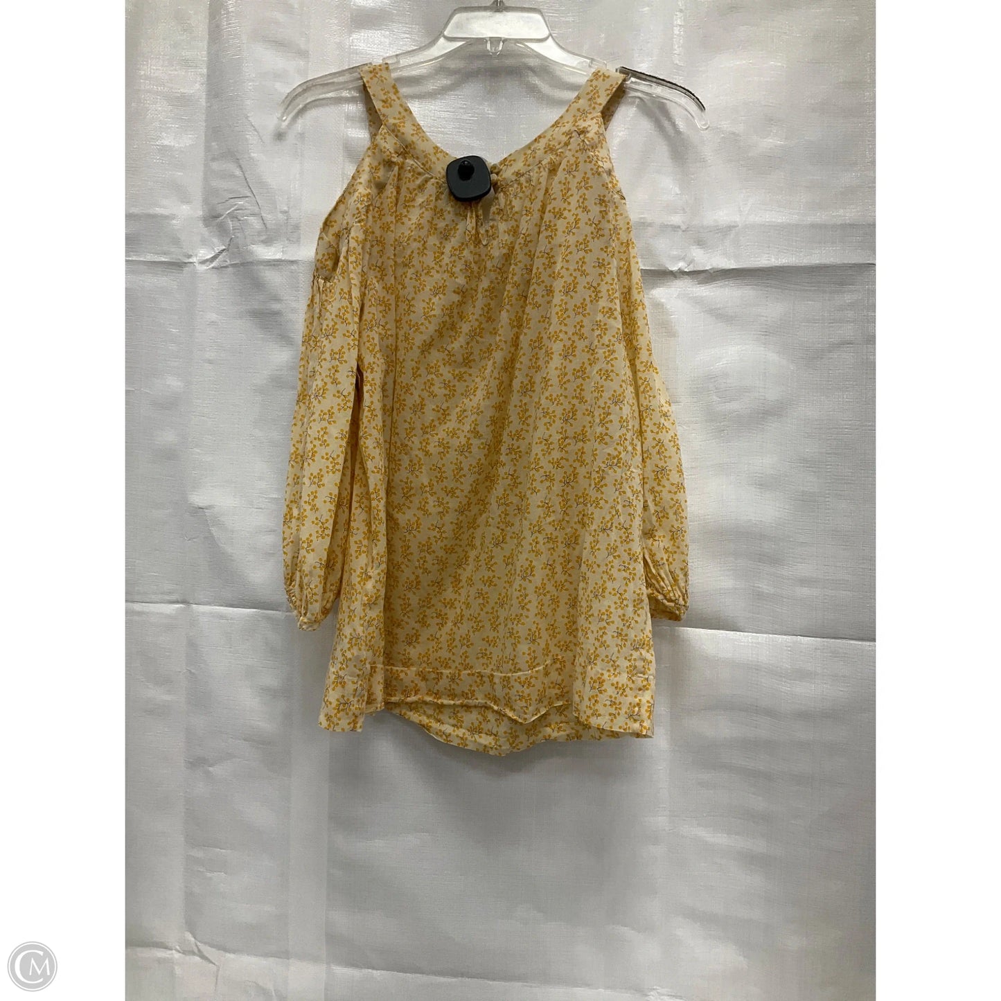 Top Short Sleeve By Meadow Rue In Floral Print, Size: M
