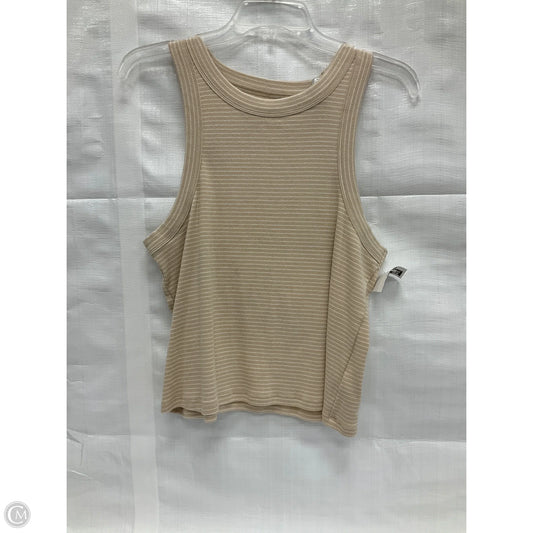 Top Sleeveless By Old Navy In Tan, Size: Xl