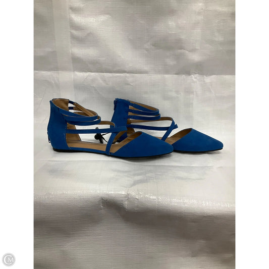 Shoes Flats By Clothes Mentor In Blue, Size: 12