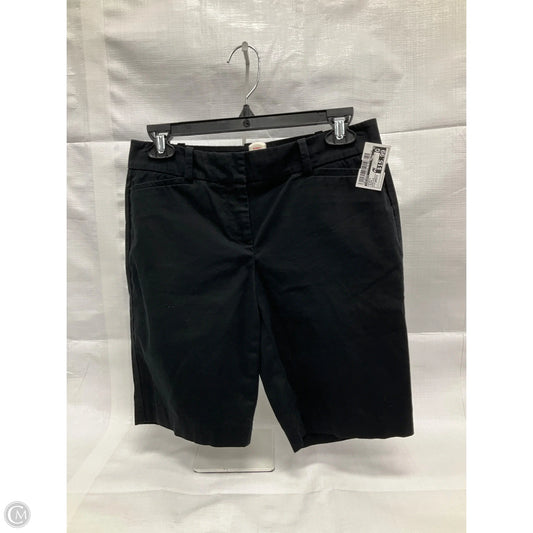 Shorts By Talbots In Black, Size: 2petite