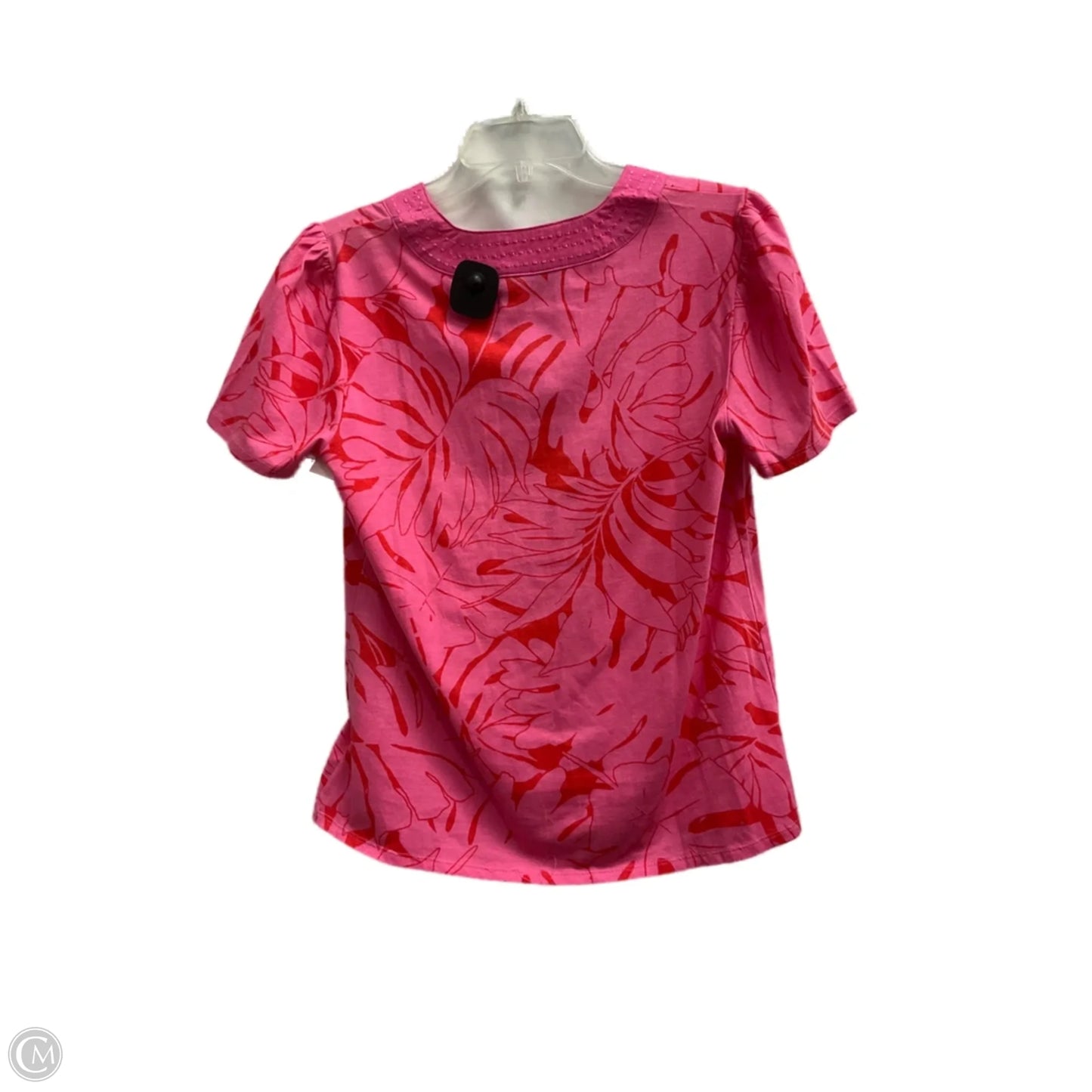 Top Short Sleeve By Rafaella In Pink, Size: S