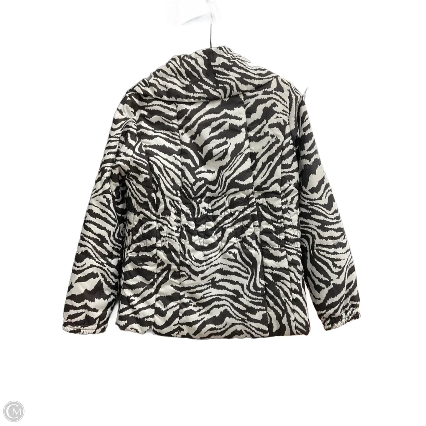Coat Puffer & Quilted By Jones New York In Black & White, Size: Petite  M