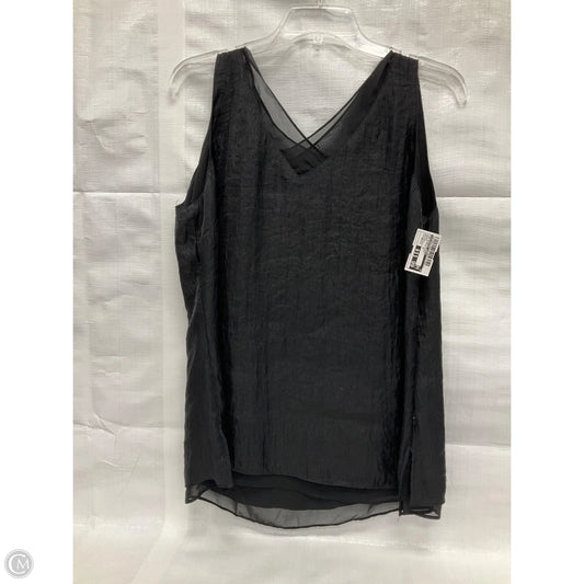 Top Sleeveless By Coldwater Creek In Black, Size: Petite L