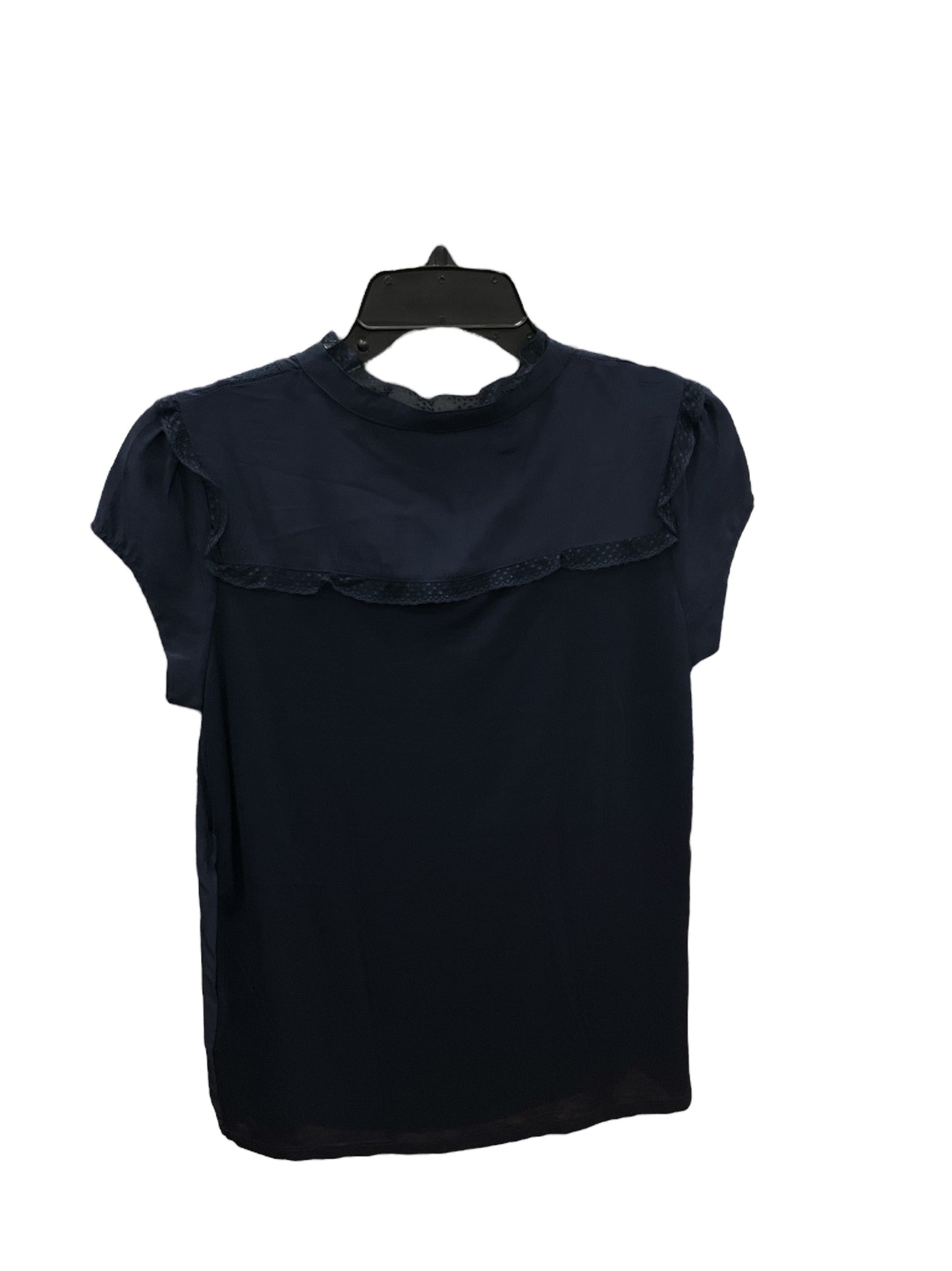 Top Short Sleeve By Clothes Mentor In Navy, Size: S