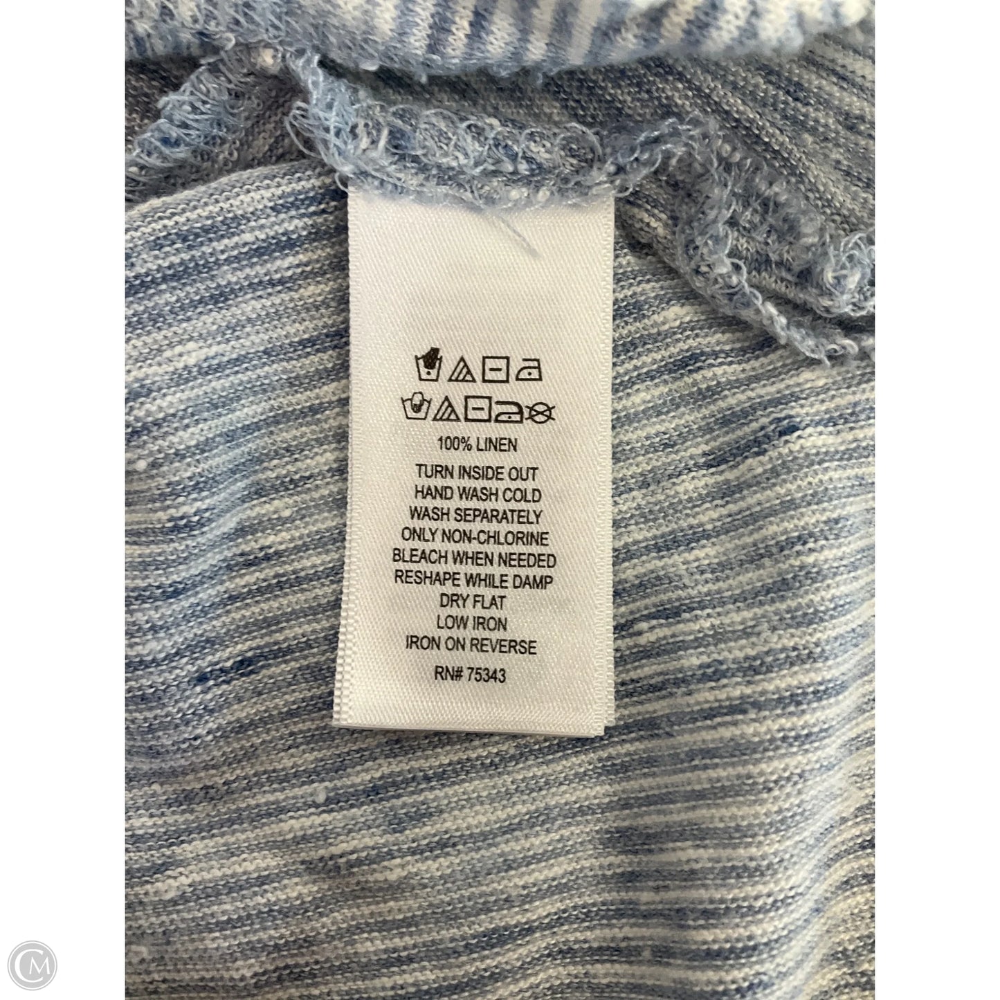 Top Sleeveless By Sigrid Olsen In Blue, Size: Xl
