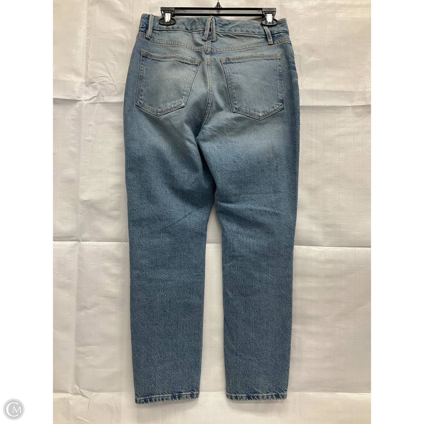 Jeans Straight By Good American In Blue, Size: 4